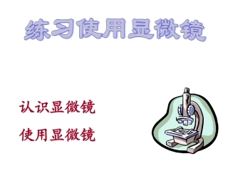 显微镜使用方法好