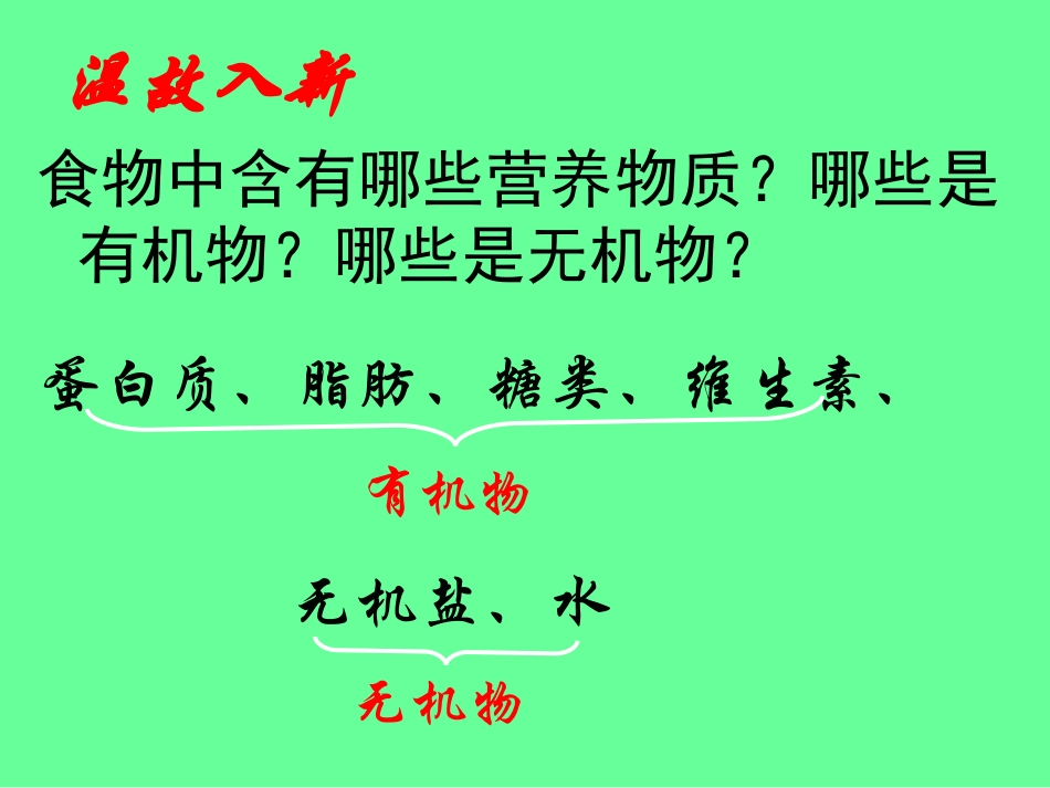 营养物质的作用(苏科版)_第2页