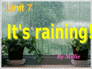 unit7_It's_raining!语法精讲