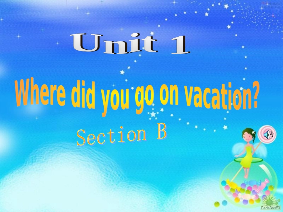 名校课件：SectionB_第1页