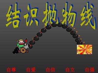 北师大版九年级数学下册结识抛物线