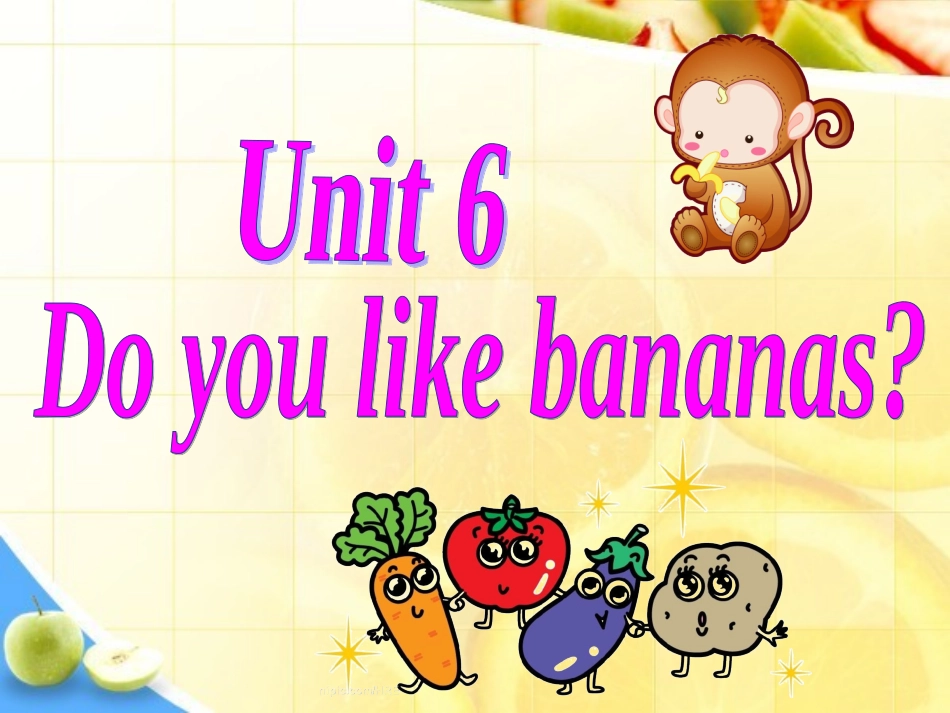 人教版七年级英语上Unit6Doyoulikebananas_第2页