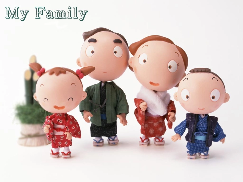 小学一年级英语myfamily_第1页