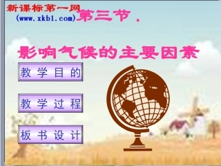 地理：第三节影响气候的主要因素(湘教版七年级上)43