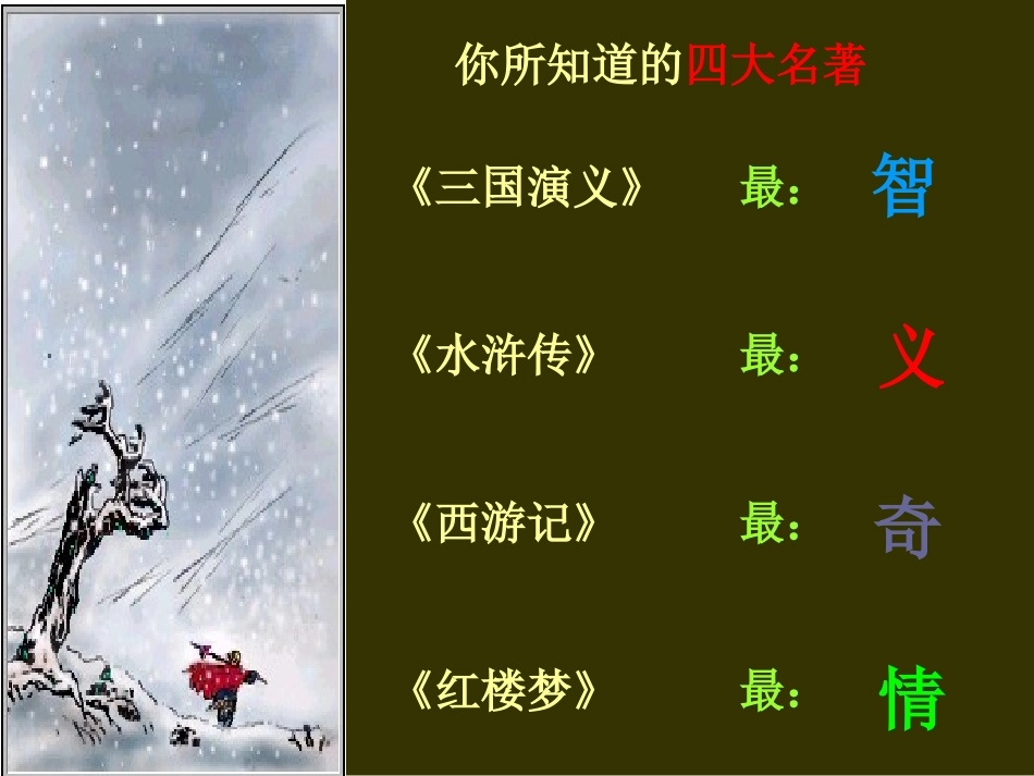 高二语文下学期《林教头风雪山神庙》课件_第1页