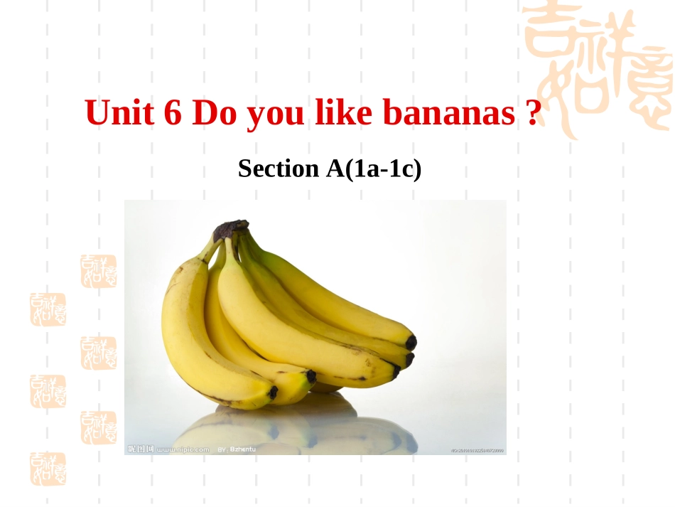 七年级英语上unit6_do_you_like_bananas-Section_A-1_第1页