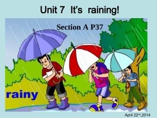 七下英语Unit7It’srainingSectionA课件