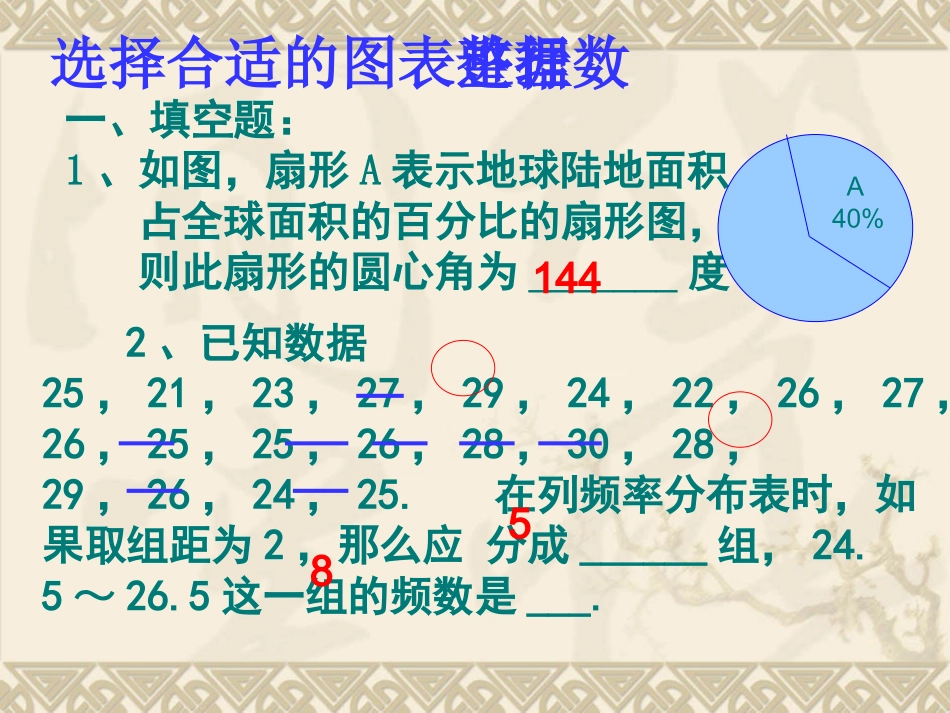 数学：第21章数据的整理与初步处理复习课件（华东师大版八年级下）_第3页