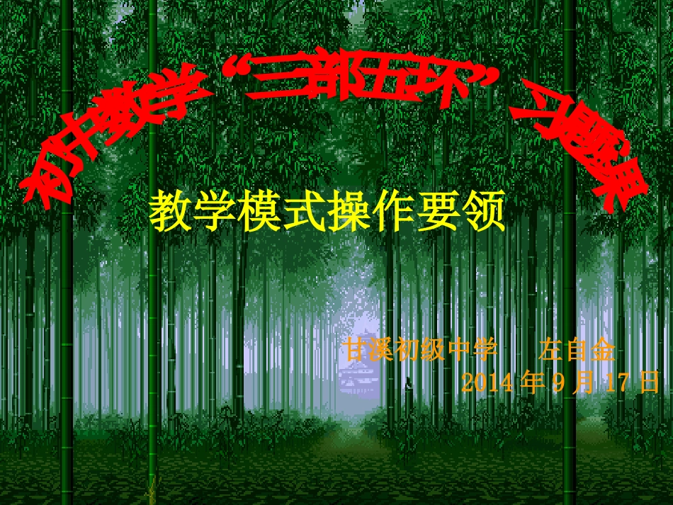 习题课教学模式操作要领交流材料_第1页