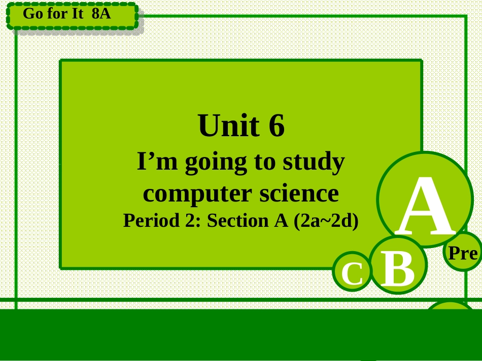 人教版新目标八年级上第六单元SectionA语法课件（10页）_第1页