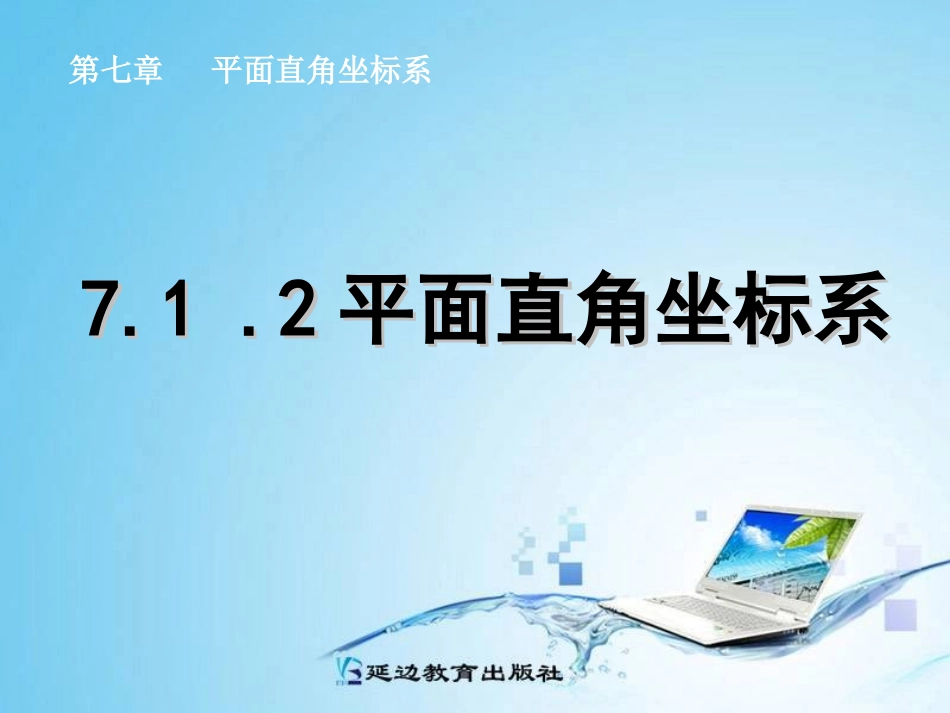 具荣炳：平面直角坐标系_第1页