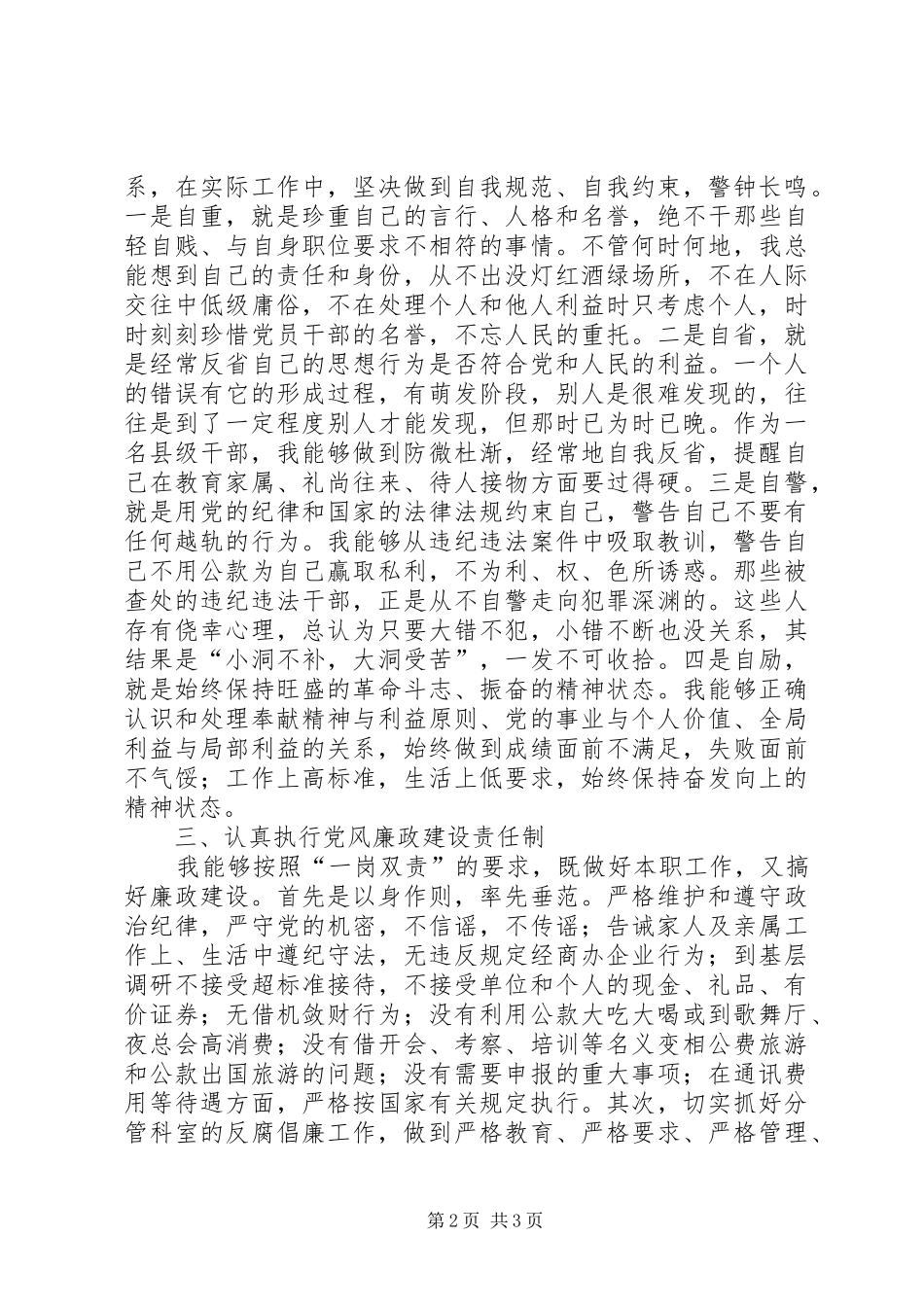 市委政研室副主任述廉报告_第2页