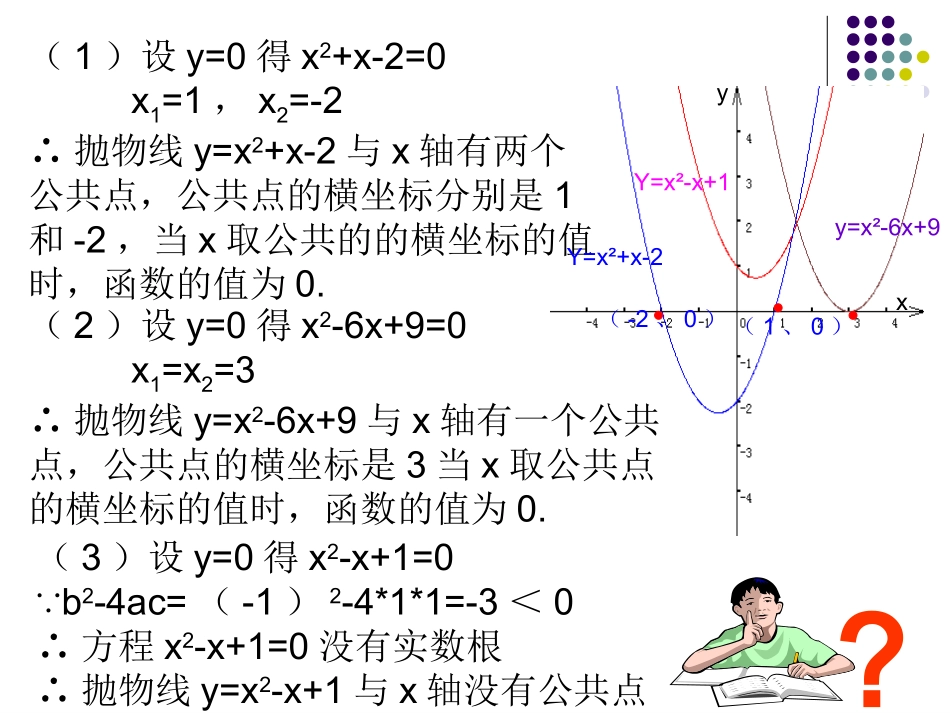 用函数观点看一元二次方程_第3页