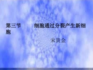 细胞通过分裂产生新细胞 (3)