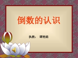 倒数的认识课件5[1]