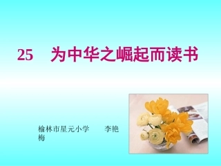 为中华之崛起而读书 (5)