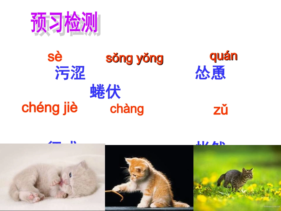 人教版七年级语文下册第六单元复习课件_第3页
