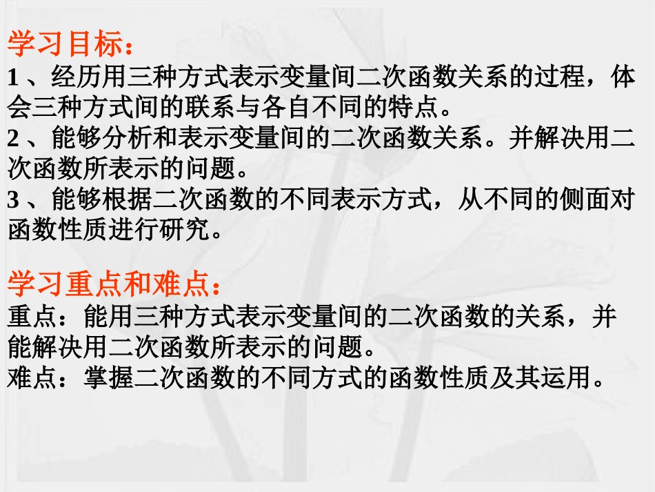 用三种方式表示二次函数 (2)_第3页