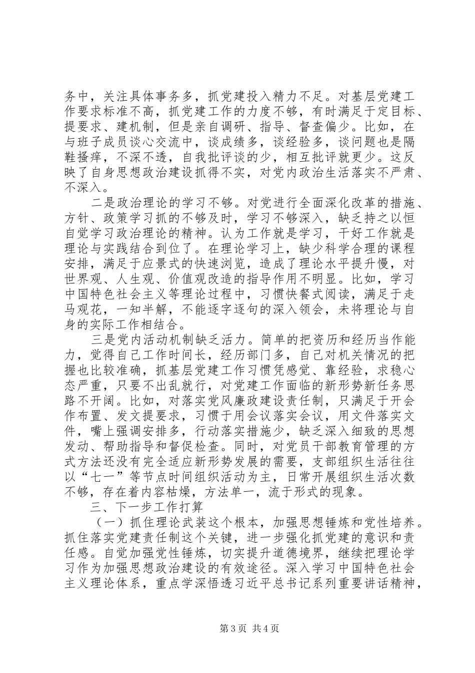 统战党组织书记抓党建工作述职报告_第3页