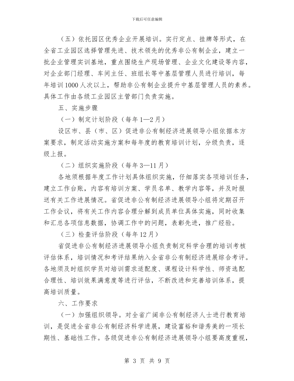 万企培训活动工作方案与万圣节之夜活动方案2024推荐汇编_第3页