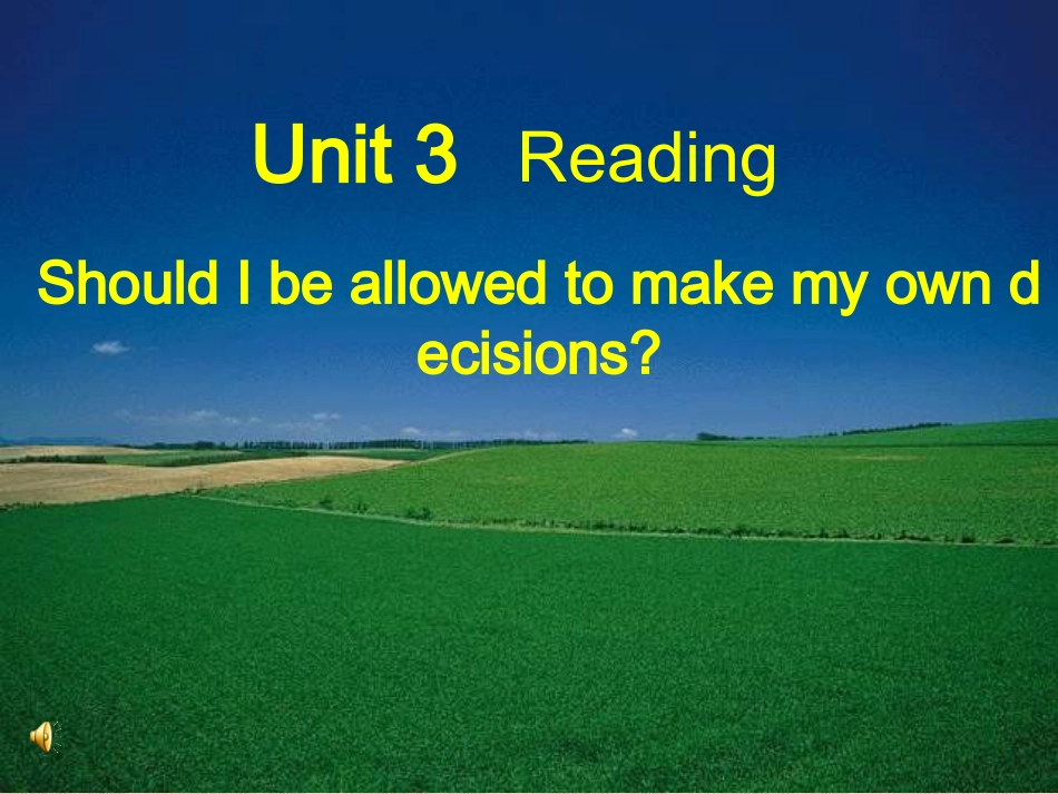 九年级英语Unit3_Reading_新课标_人教版111_第1页