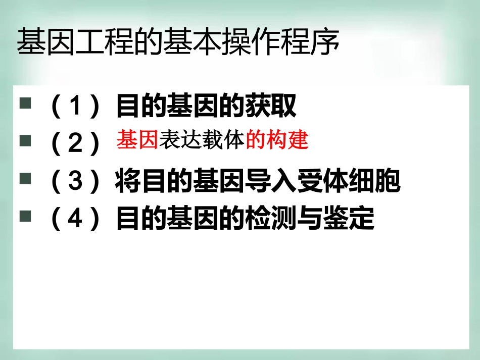 选修三12基因工程的基本操作程序_第3页