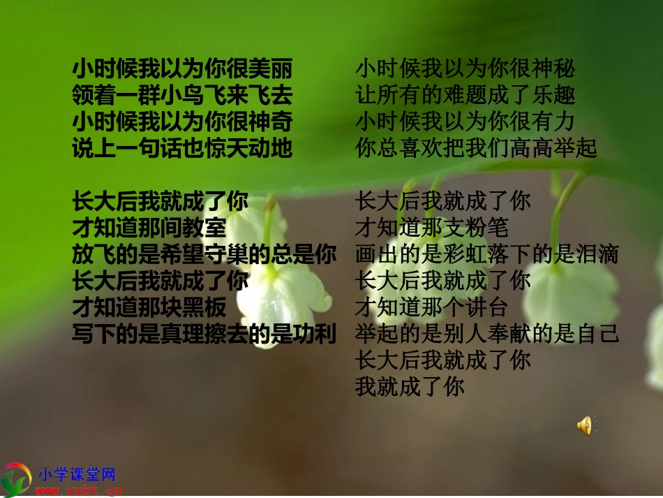 小学语文12册综合实践——我的老师_第1页