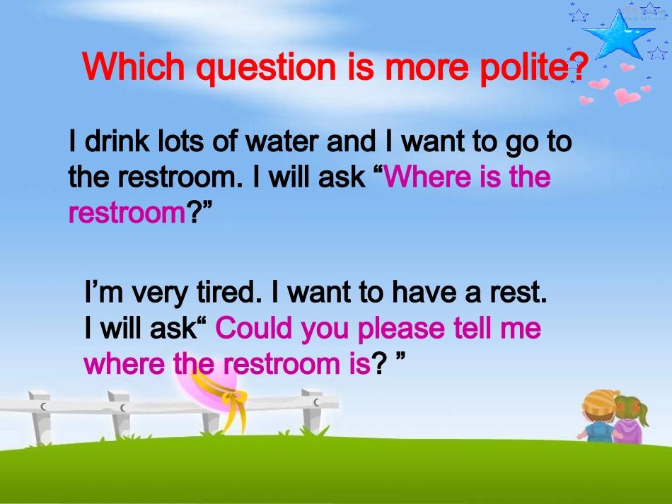 九年级英语Unit_11_Could_you_please_tell_me_where_the_restrooms_are精品课件_第2页