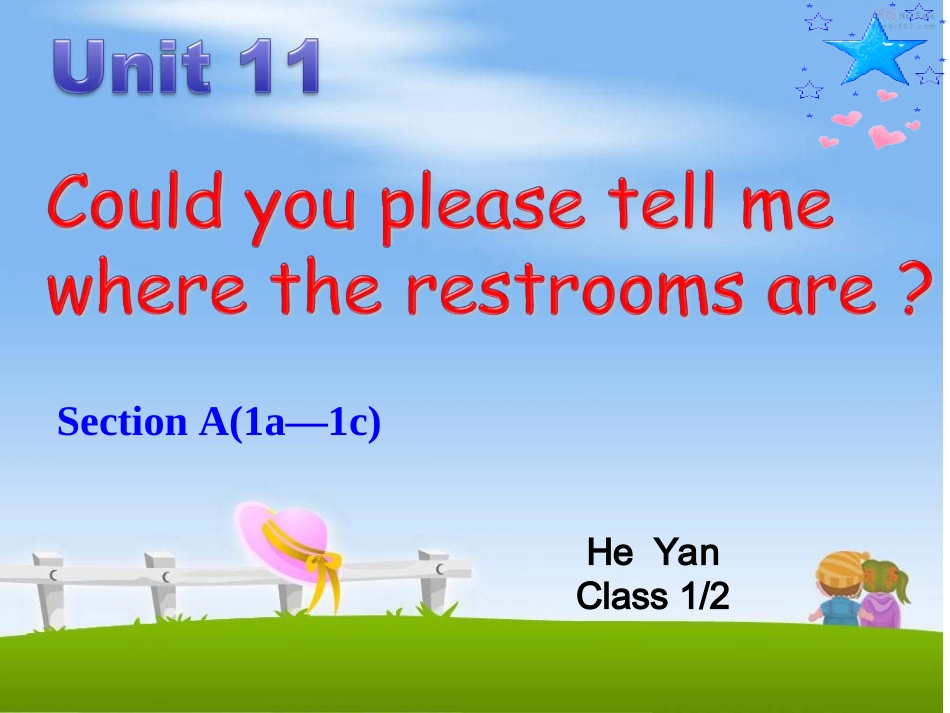 九年级英语Unit_11_Could_you_please_tell_me_where_the_restrooms_are精品课件_第3页