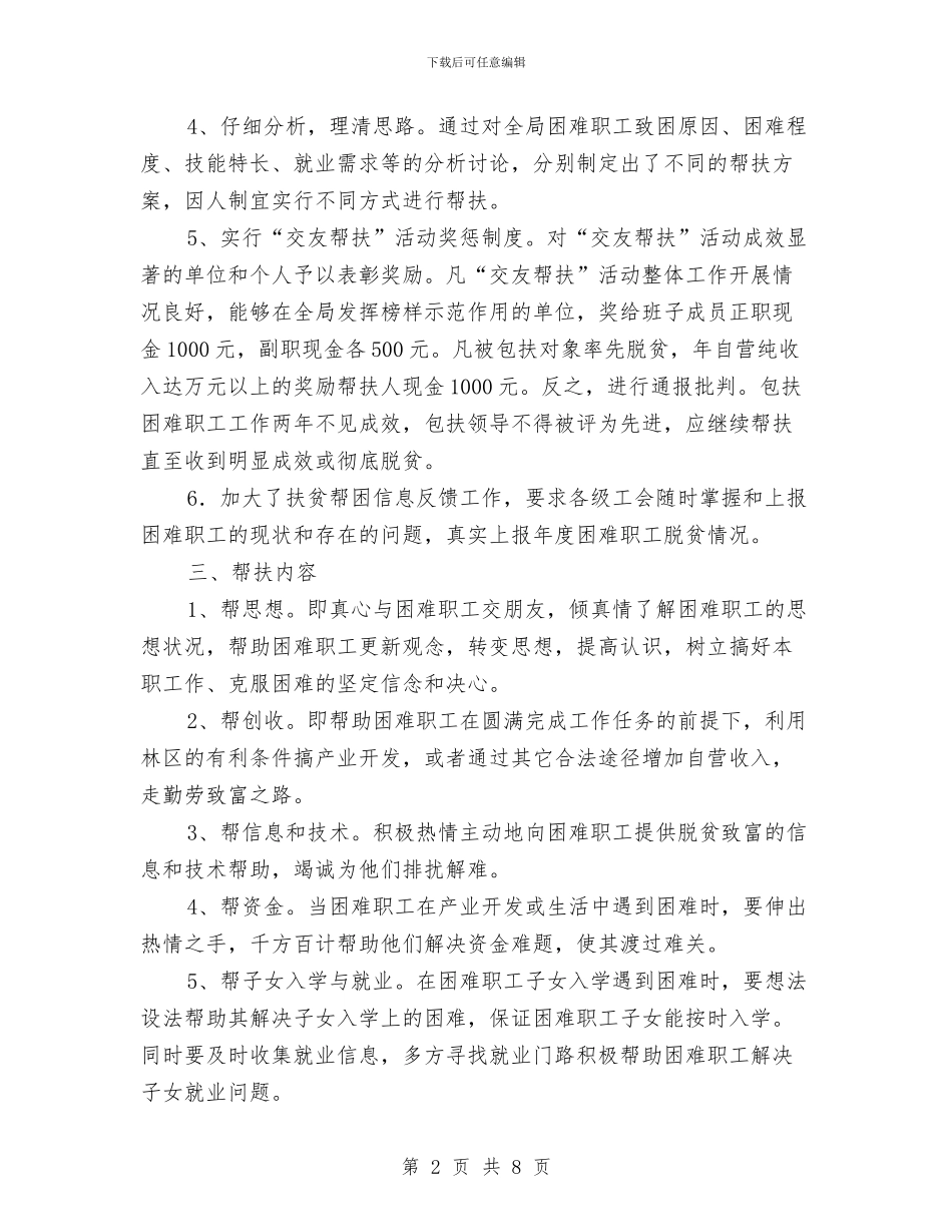 上半年扶贫帮困工作总结与上半年护理部工作总结汇编_第2页