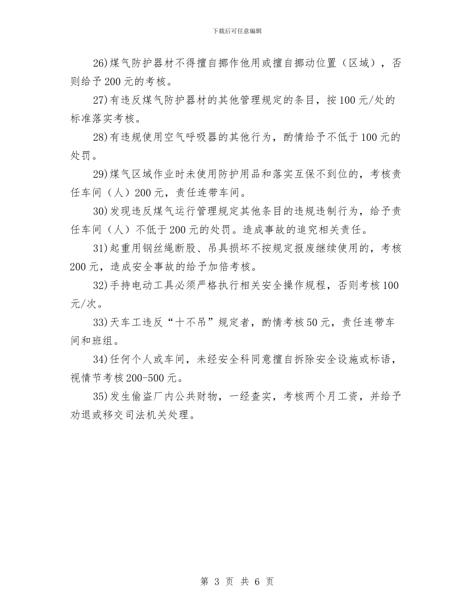 专项制度考核项目与专项行动实施工作总结汇编_第3页