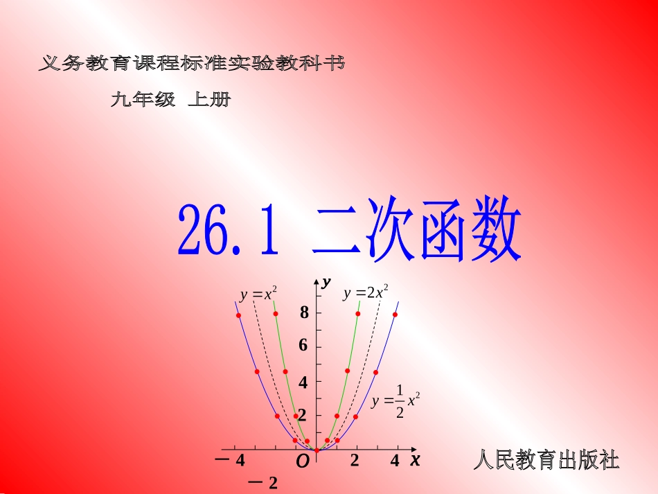 （课件5）261二次函数_第1页