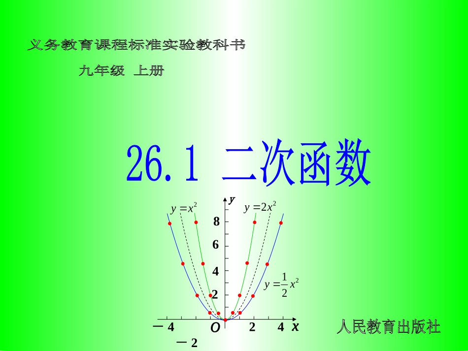 （课件1）261二次函数_第1页