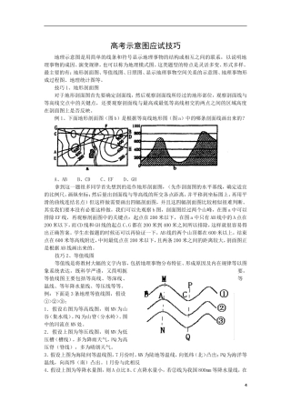 高考示意图应试技巧