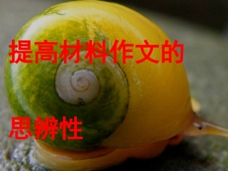 高考材料作文思辨性