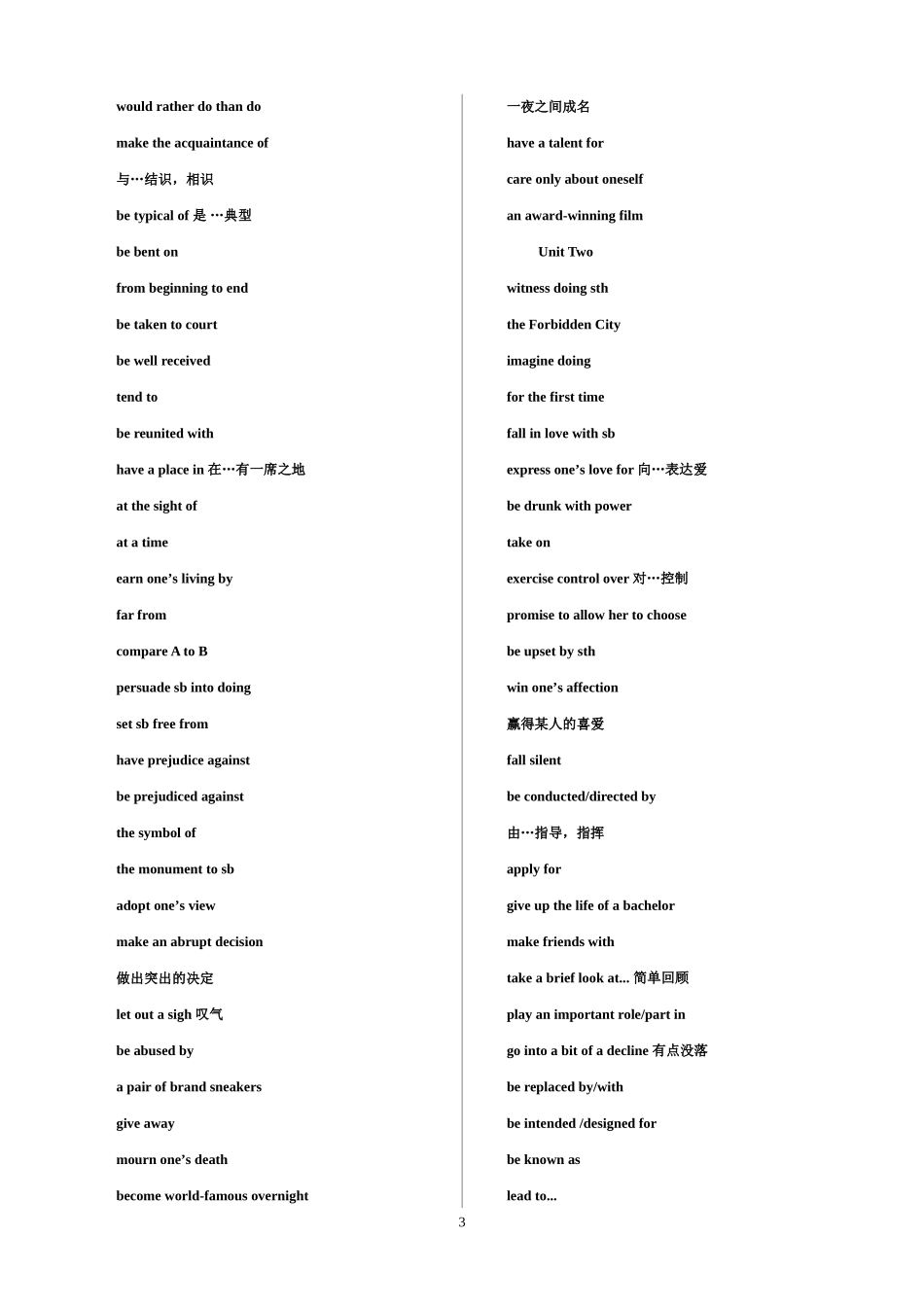 高二英语词组_第3页