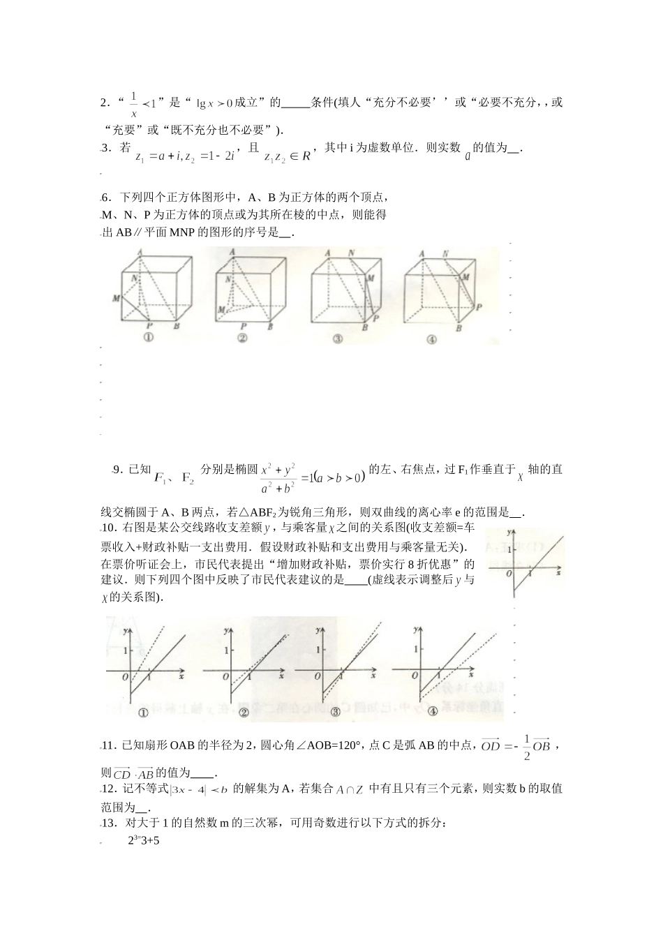 高二数学竞赛题_第1页