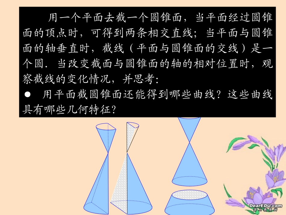 高二数学圆锥曲线课件_苏教版_第3页