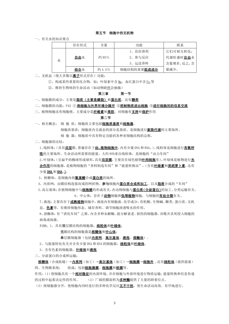 高中生物学考知识点总1_第3页