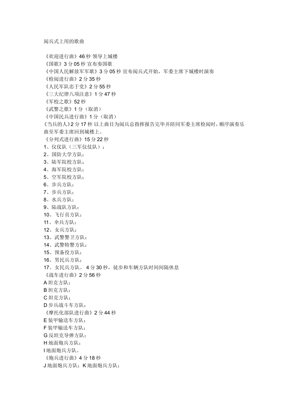 阅兵式上用的歌曲_第1页
