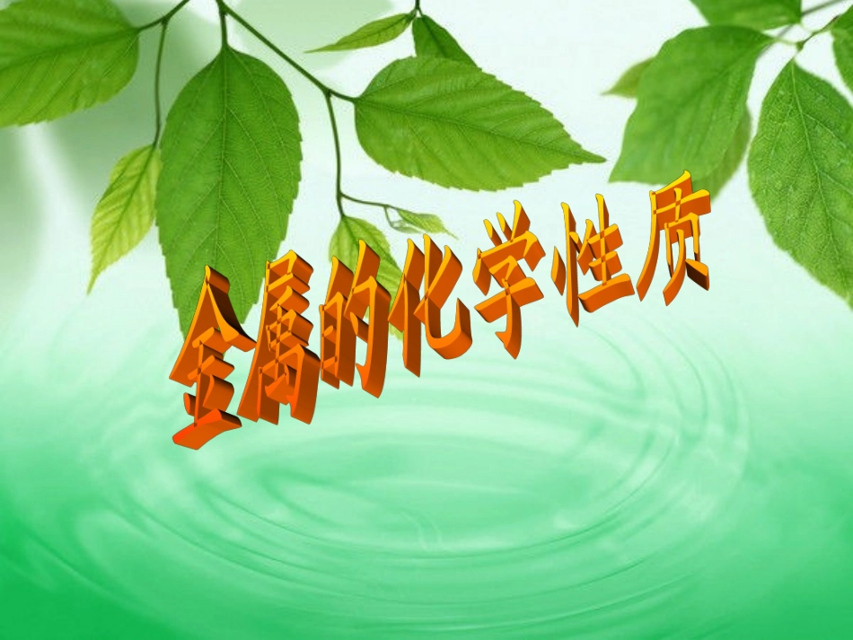 金属的化学性质 (5)_第1页