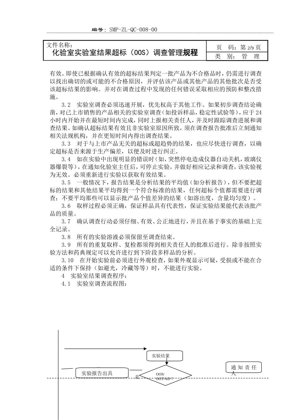 08-实验室结果超标(OOS)调查管理规程_第2页