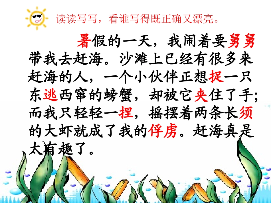 赶海(第一课时)课件即教案_第3页