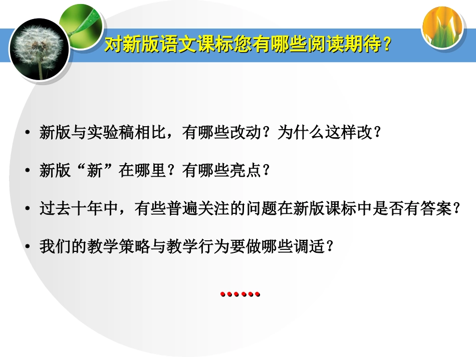 语文课程标准解读_第3页