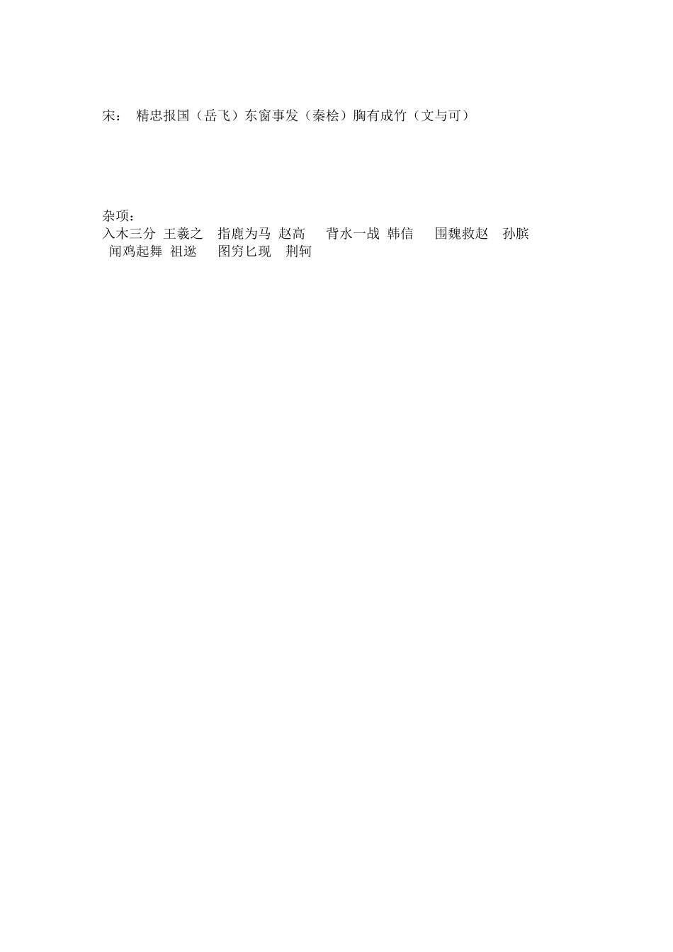 语文常考知识之成语主人公集选_第2页