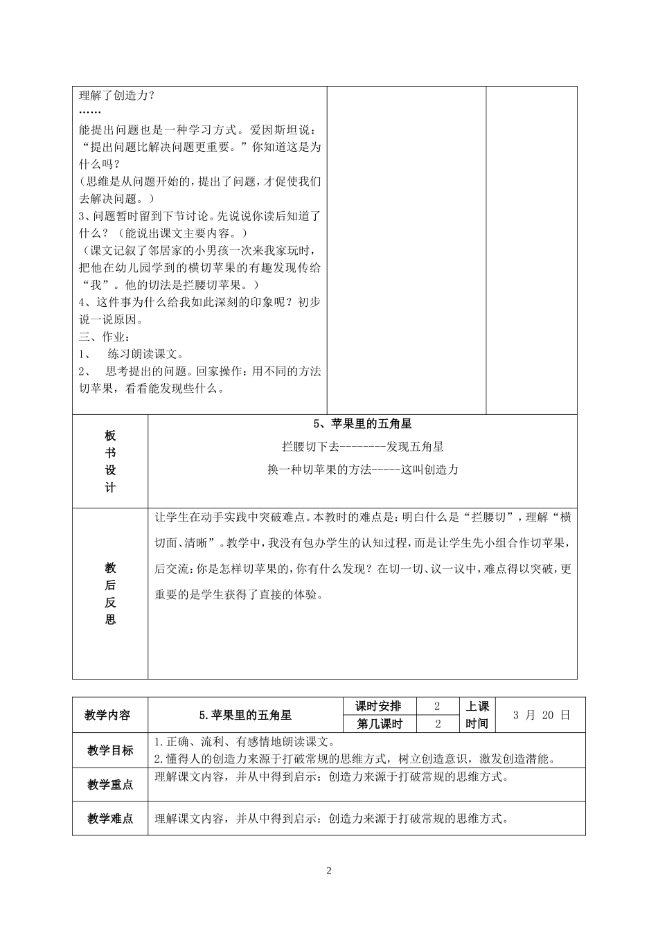 苹果里的五角星_第2页