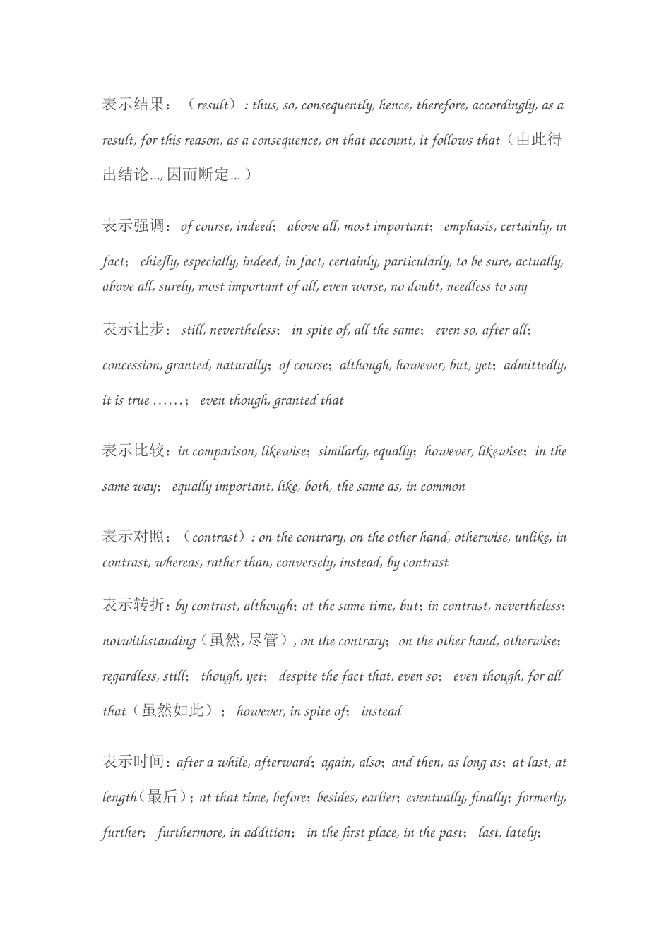 英文写作关联词_第2页