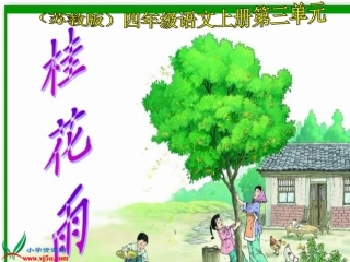 苏教版四年级语文上册《桂花雨》课件