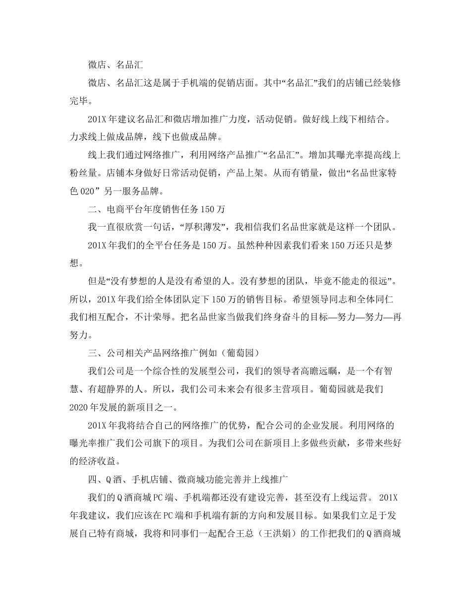 电商协会工作计划范文_第2页