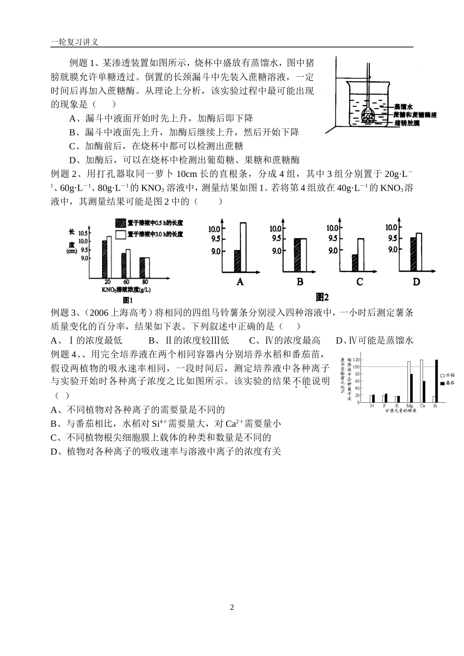 第四章细胞的物质输入和输出11_第2页
